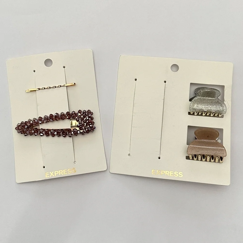 Express Miscellaneous Hair Clips in Gold 2019